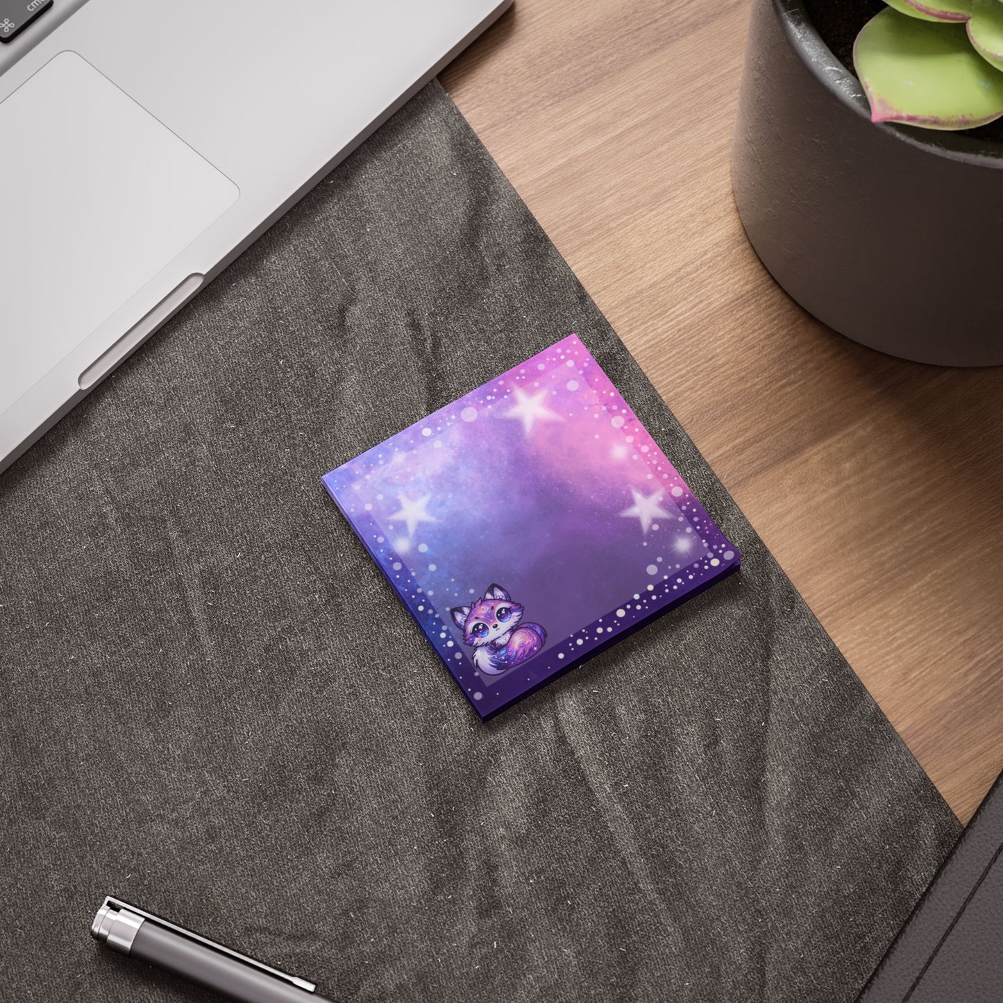 Galaxy Fox Post It Notepad