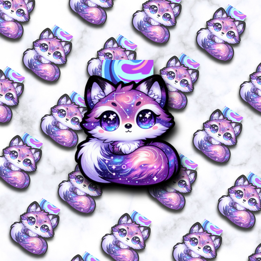 Galaxy Fox Magnetic Bookmark