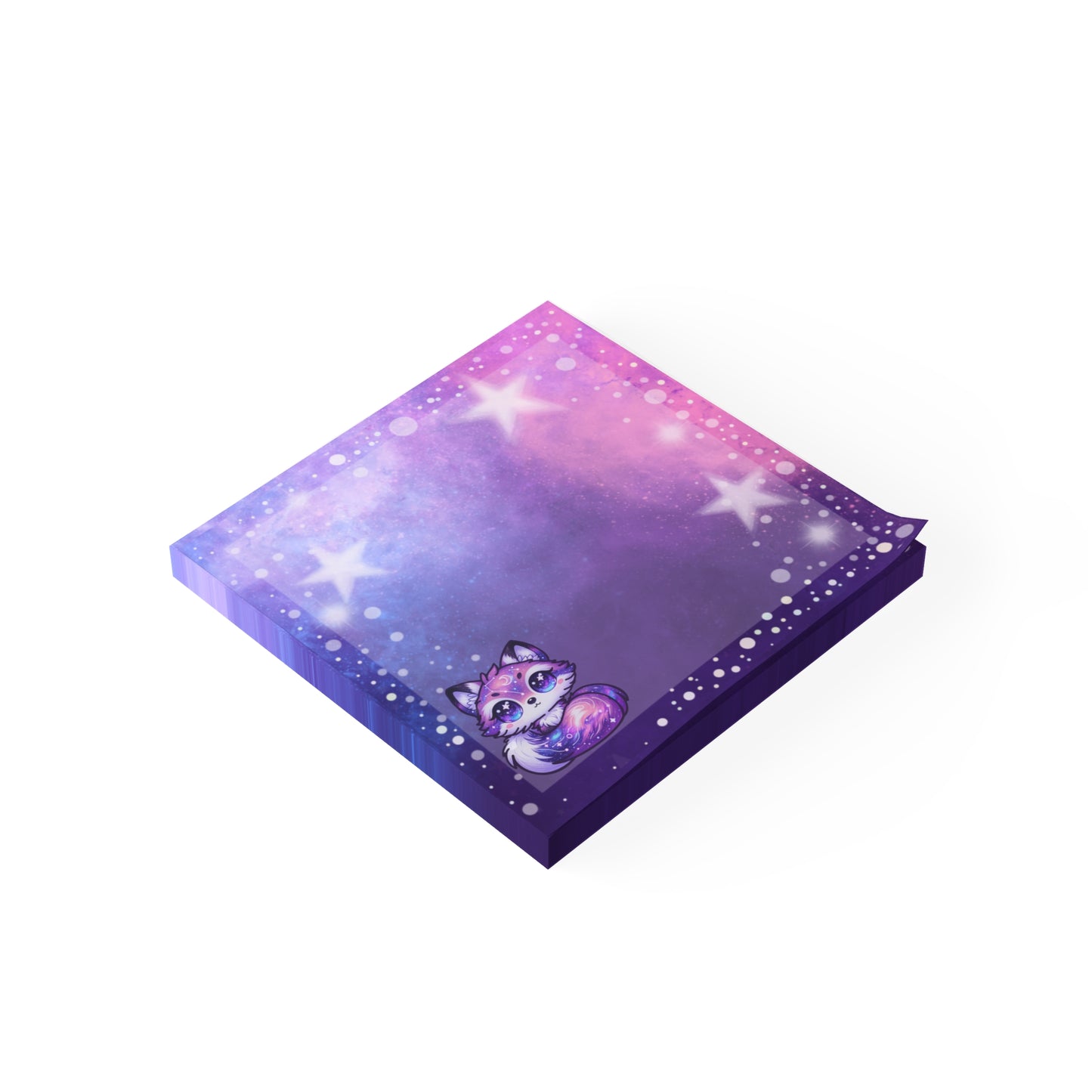 Galaxy Fox Post It Notepad