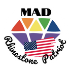 MAD Rhinestone Patriot logo