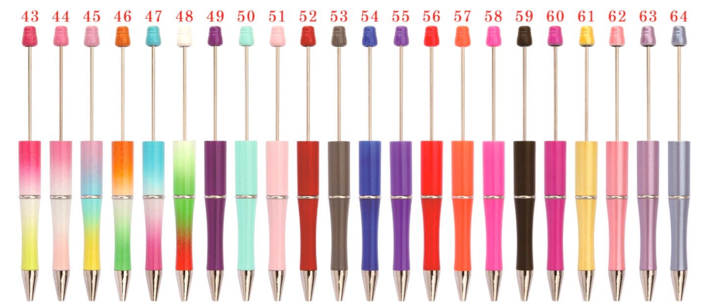 Single Beaded Pens