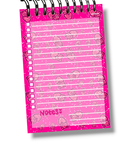Pink Peen Passion To Do Notebook