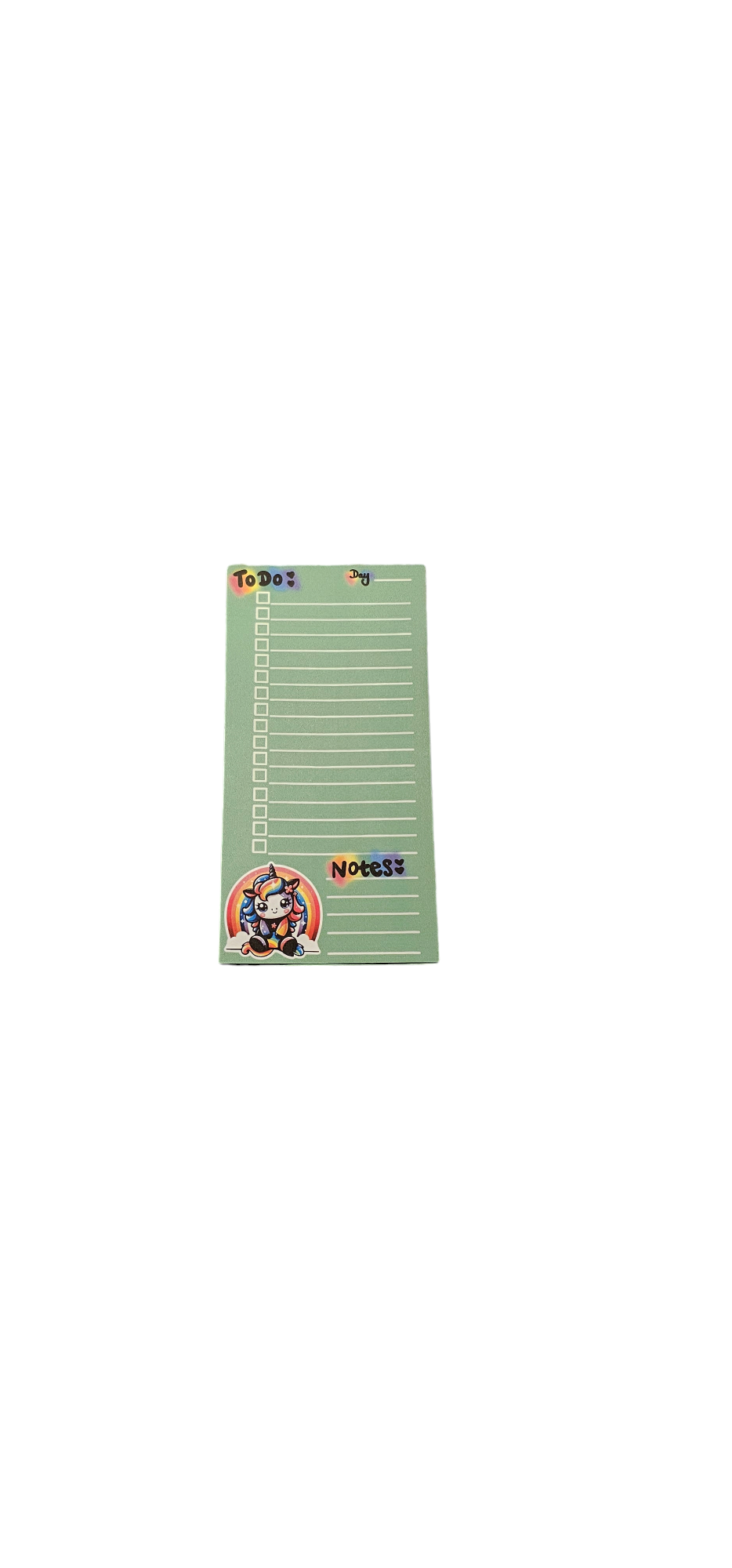 Happy Unicorn To Do Notepad