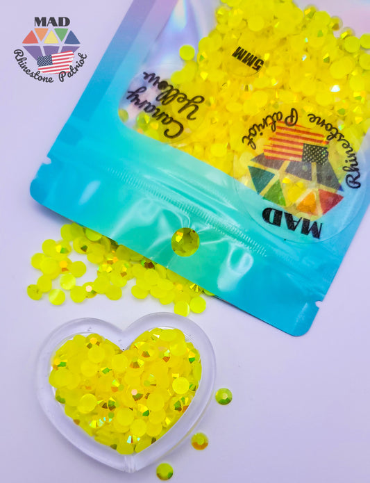 Canary Yellow Rhinestone