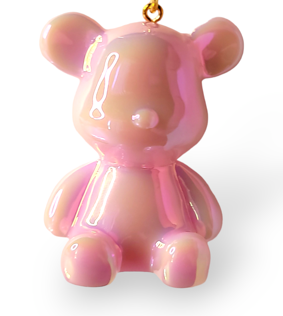 Bear Keychain and Wristlet