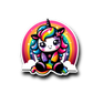 Happy Unicorn sticker