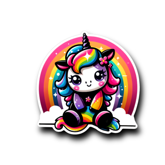 Happy Unicorn sticker