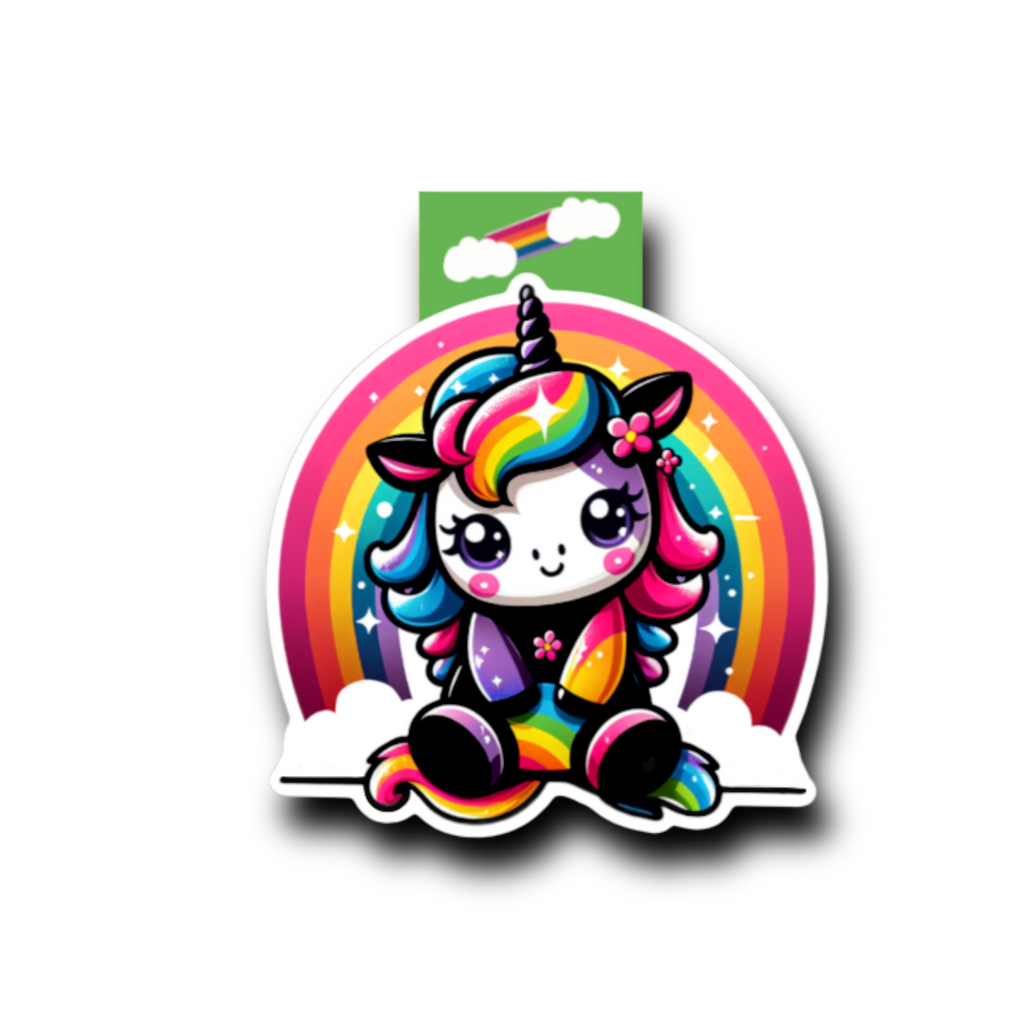 Happy Unicorn Magnetic Bookmark