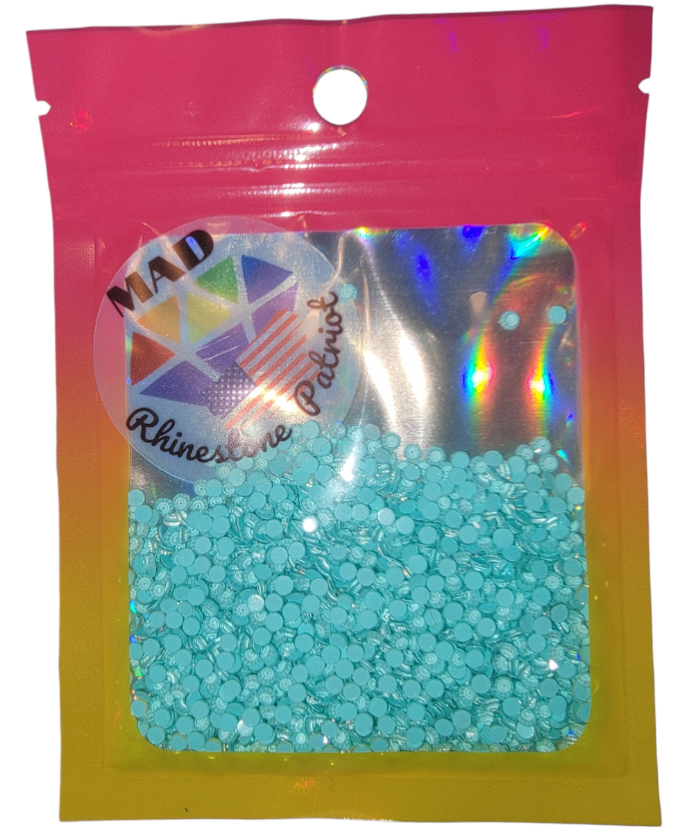 Light Aqua Heartbuddy Rhinestone