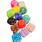 Cube Rhinestone beads