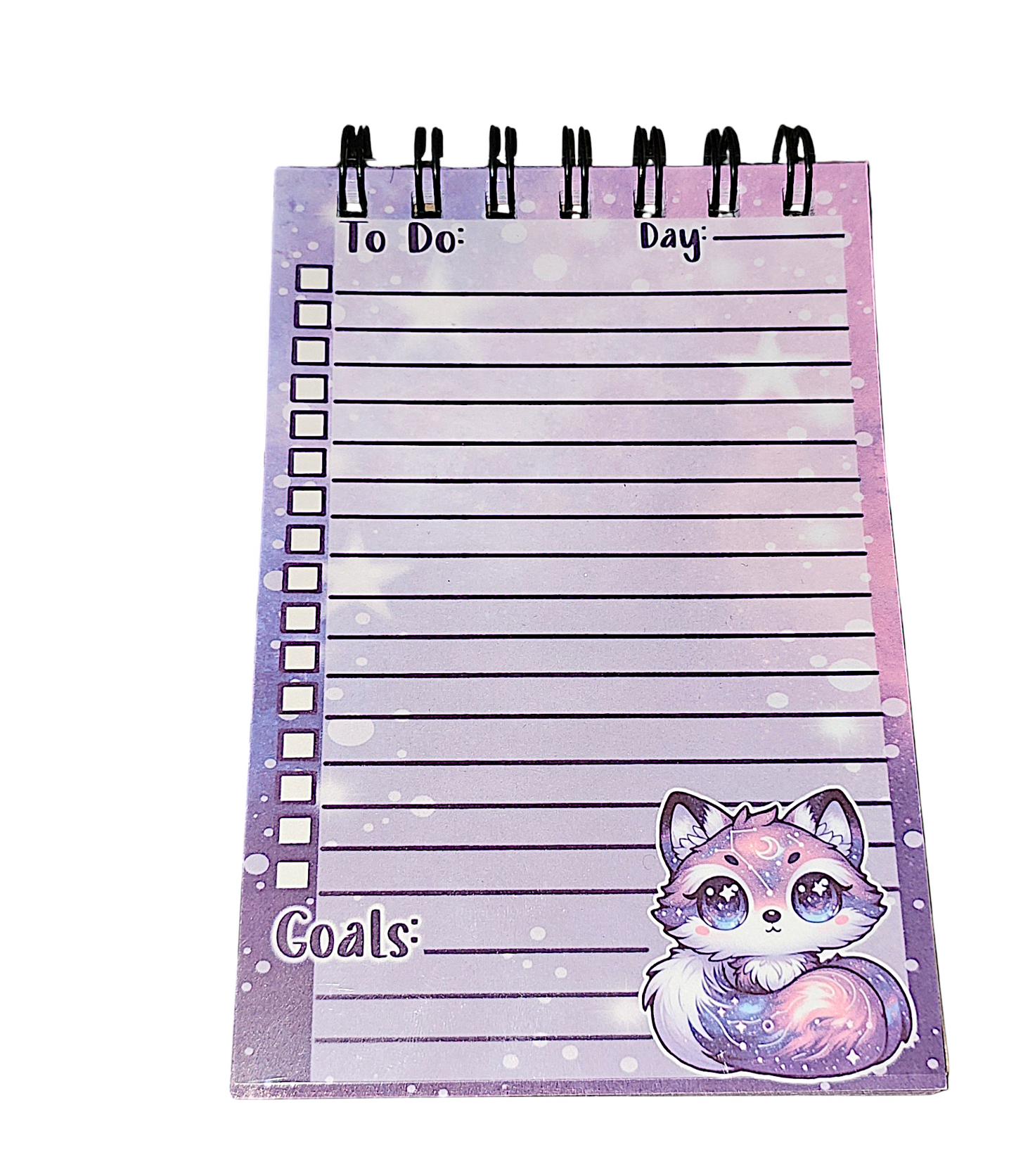 Galaxy Fox To Do Notebook