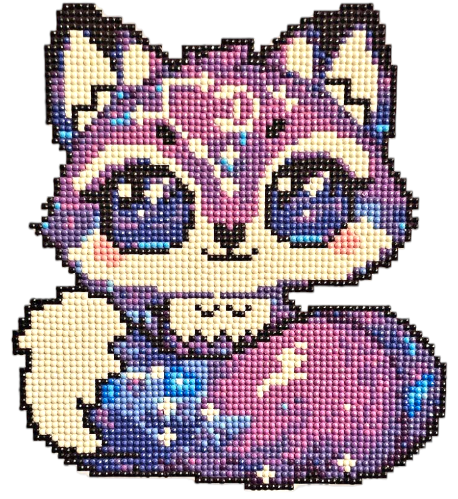 Galaxy Fox Diamond Painting Planner