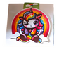 Happy Unicorn Magnetic Bookmark