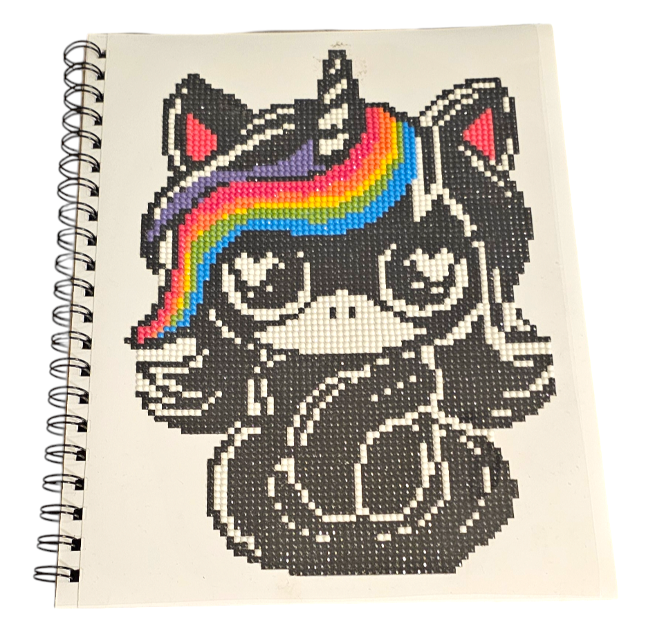 Goth Unicorn Diamond Painting Planner