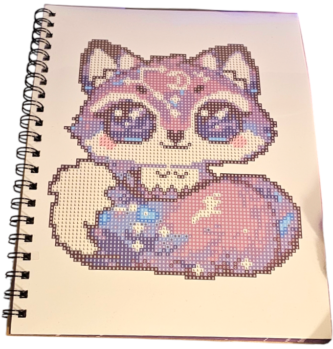 Galaxy Fox Diamond Painting Planner