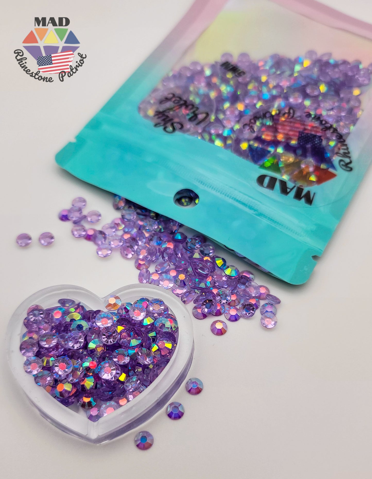 Shy Violet Rhinestone