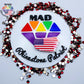 Dark Red Star Sprinkle