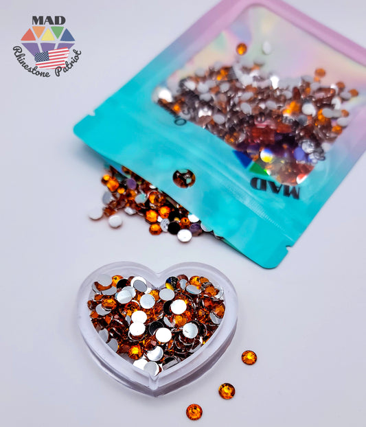 Orange Star Sprinkles Rhinestone