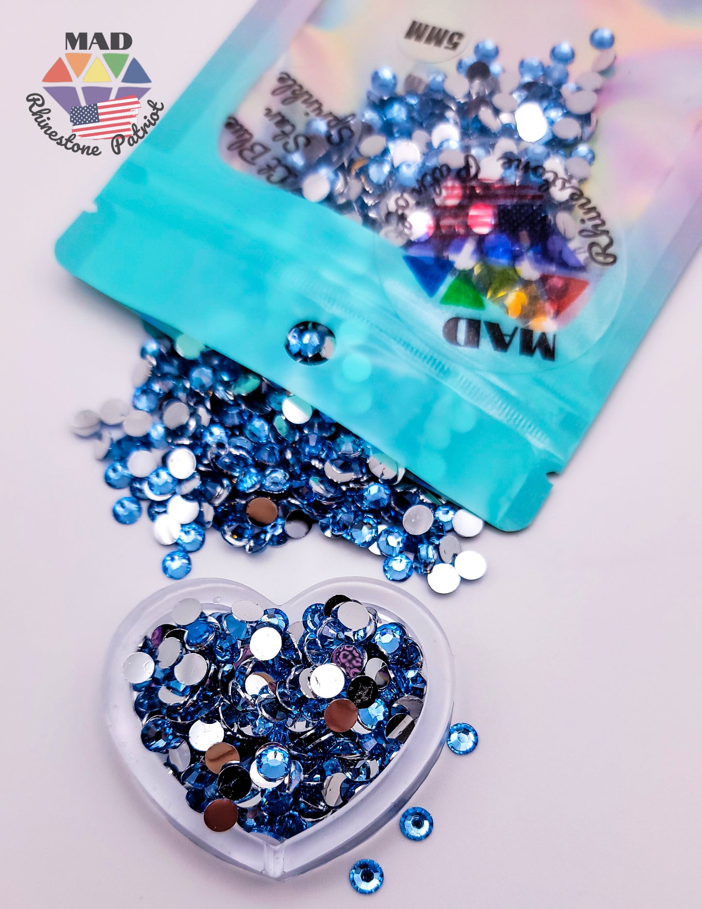 Light Blue Star Sprinkles Rhinestone