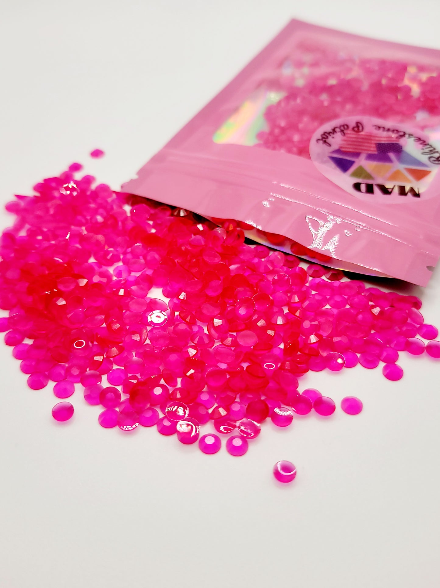 Hot Pink Star Sprinkle Rhinestone