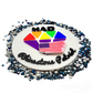 Metallic Blue Heartbuddy Rhinestone