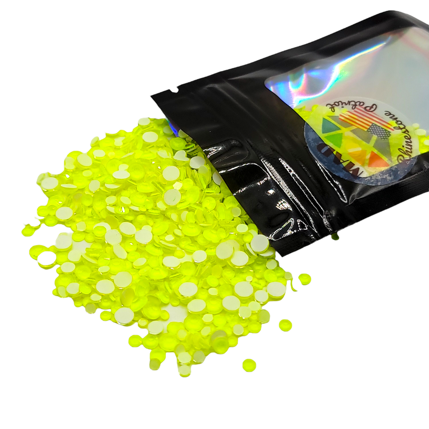 Neon Yellow Starbuddy Rhinestone